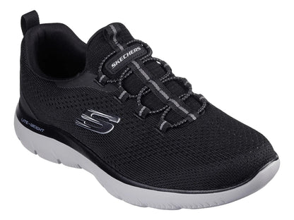 Tenis Skechers Negro y Gris para Hombre