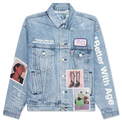 Portrait Denim Jacket Multi