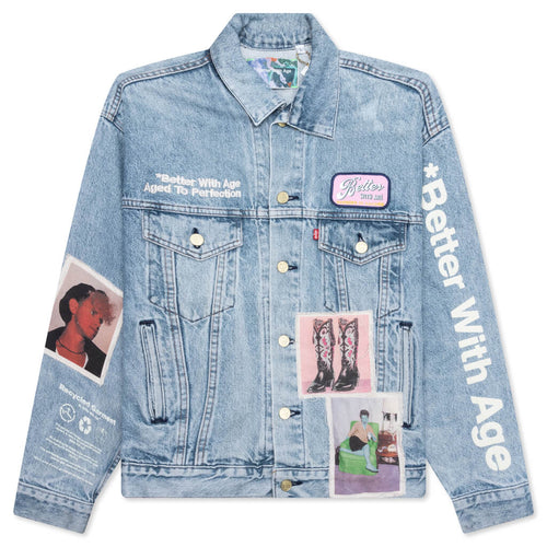 Portrait Denim Jacket Multi