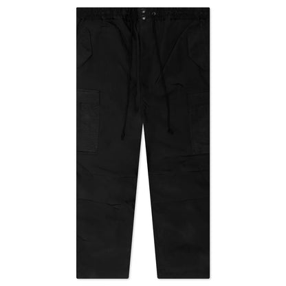 Nylon Cargo Pants Black