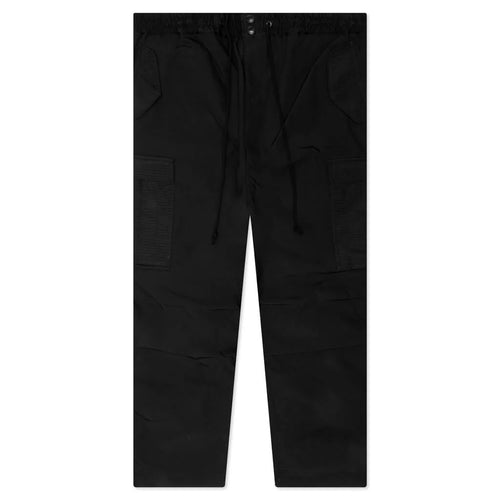 Nylon Cargo Pants Black