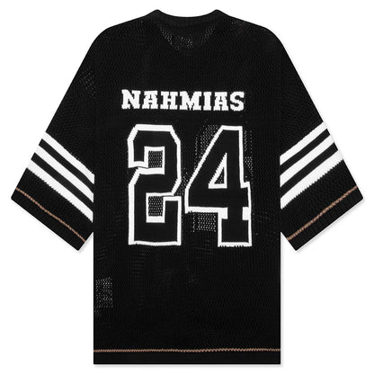 Knit 24 Football Shirt Black