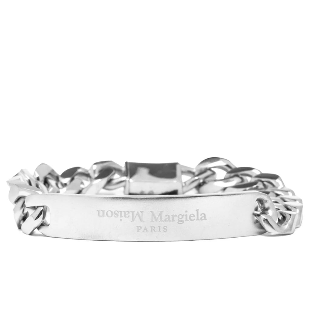 Flipped Logo Bracelet Palladio Burattato