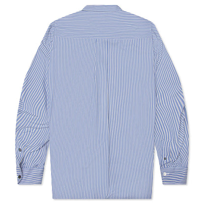 Poplin Shirt Blue Stripe
