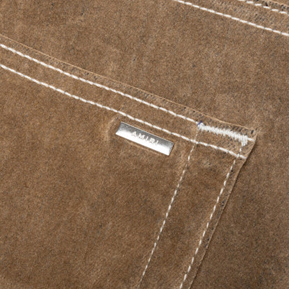 Flocked Carpenter Tan