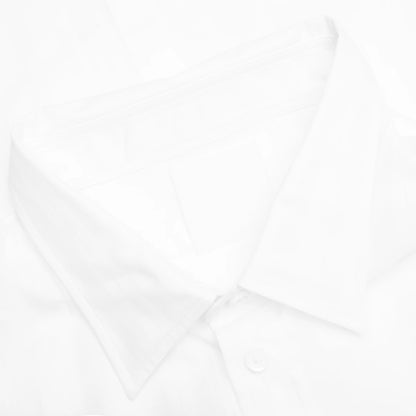 Cotton Voile Shirt With Stripes White