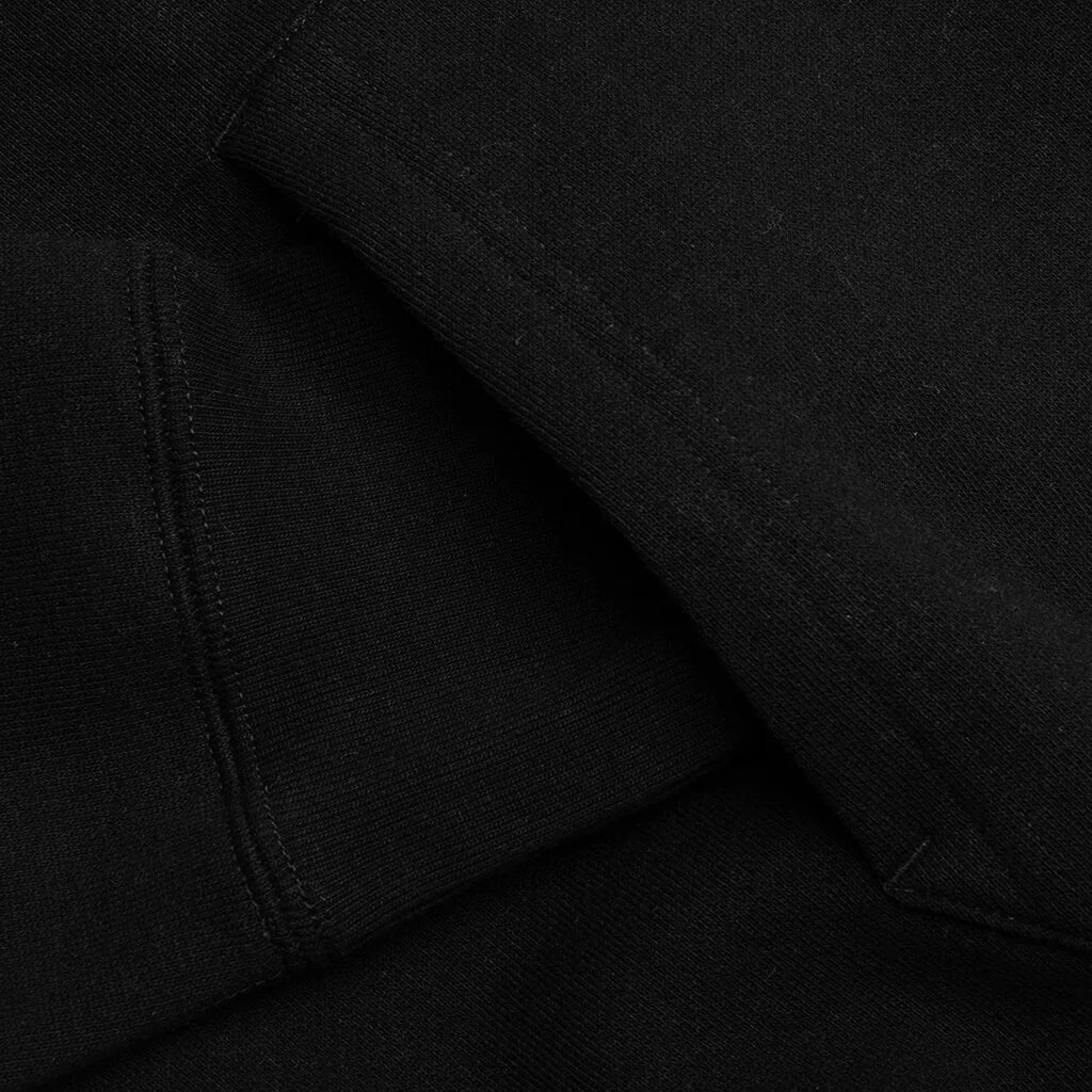 1st Camo Swarovski Shark Full Zip Hoodie Black