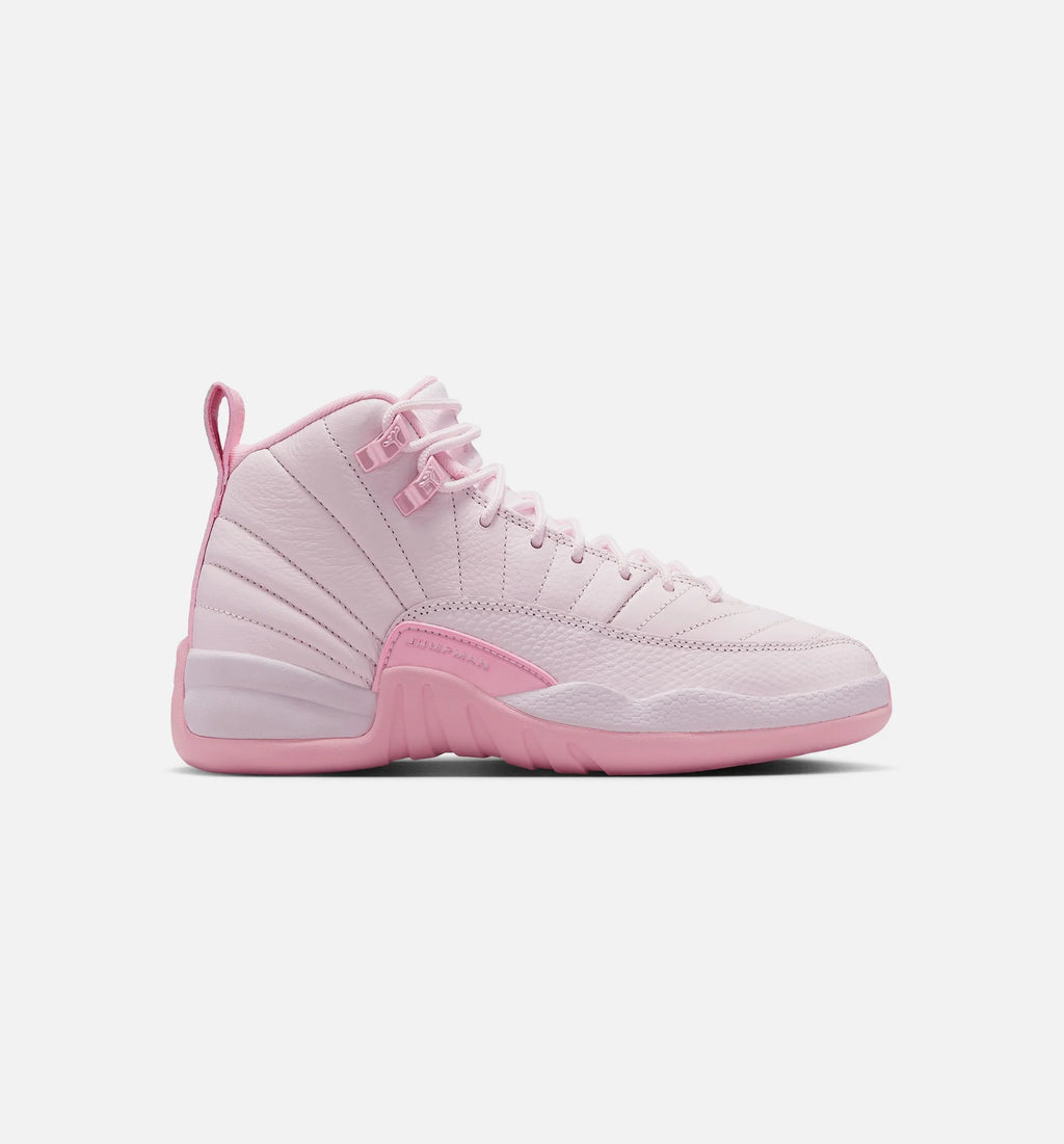 Air Jordan 12 Retro Pearl Pink Grade School Lifestyle Shoe Pearl Pink Medium Soft Pink