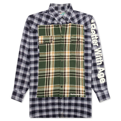 Re Tartan Flannel Shirt Multi