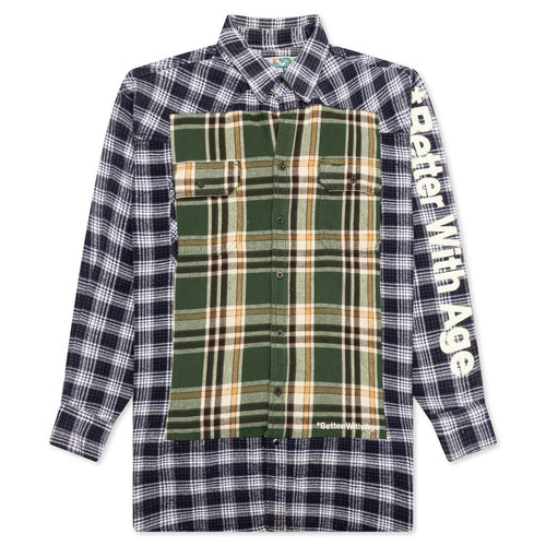 Re Tartan Flannel Shirt Multi