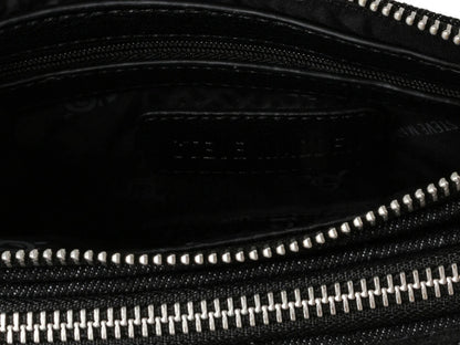 Bolsa Steve Madden Barra Negro y Plata para Mujer