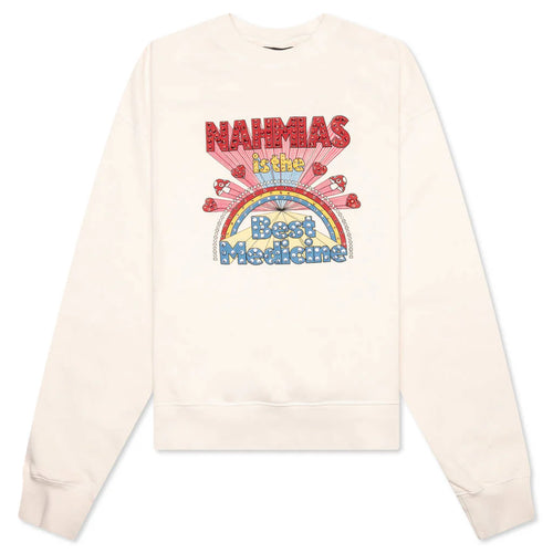 Medicine Crystal Crewneck Antique White