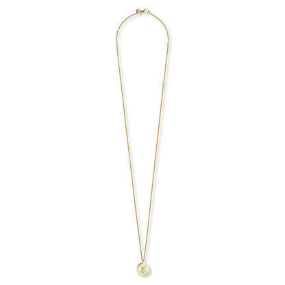 Coin Pendant Angel Gold 925 Sterling Silver