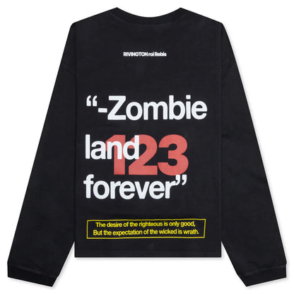 Zombieland L S Tee Vintage Black