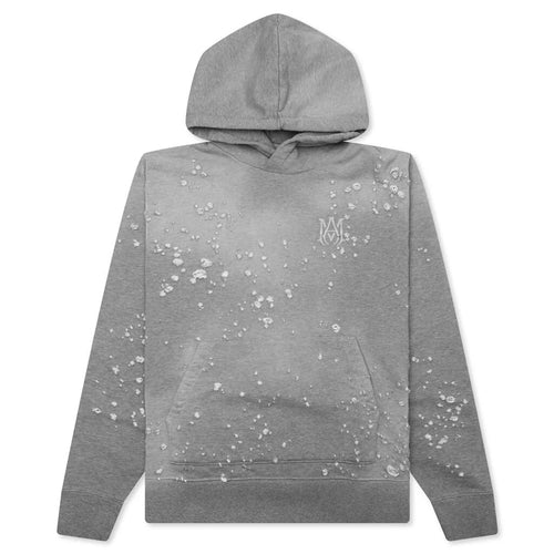 Ma Shotgun Embroidered Hoodie Grey