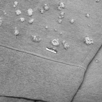Ma Shotgun Embroidered Hoodie Grey