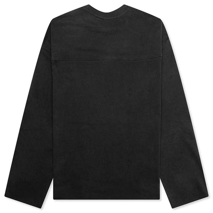 Miracle Academy Varsity L S Shirt Sunfade Black