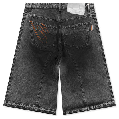 Low Ride Biker Shorts Nero