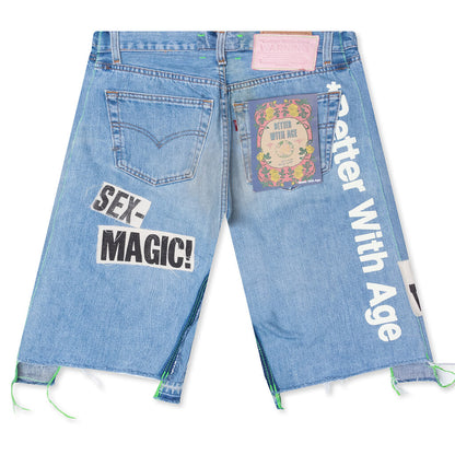 Exposé Triple Wide Denim Short Indigo
