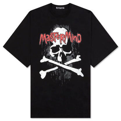 Black Printed T Shirt Black