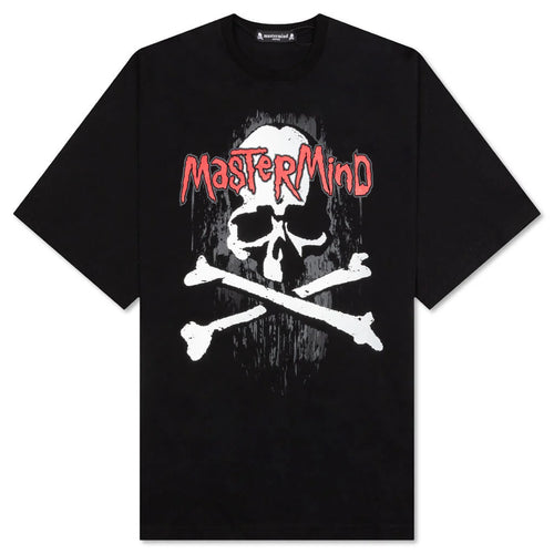 Black Printed T Shirt Black