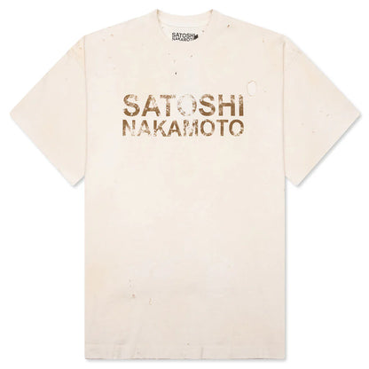 Logo Dirt Tee Dirty White