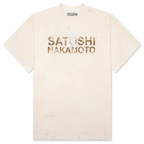 Logo Dirt Tee Dirty White