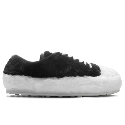 Black Teddy Tennis Sneaker Lily White Black