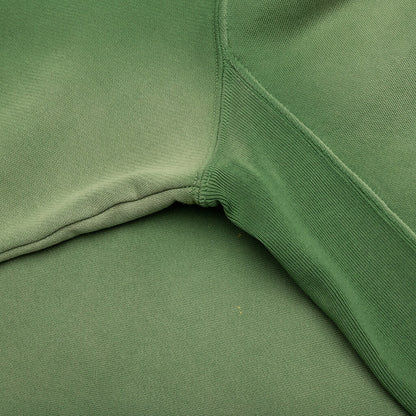 Track Cut Off Crewneck Green