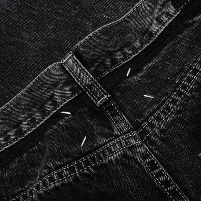 Pants 5 Pockets Washed Black
