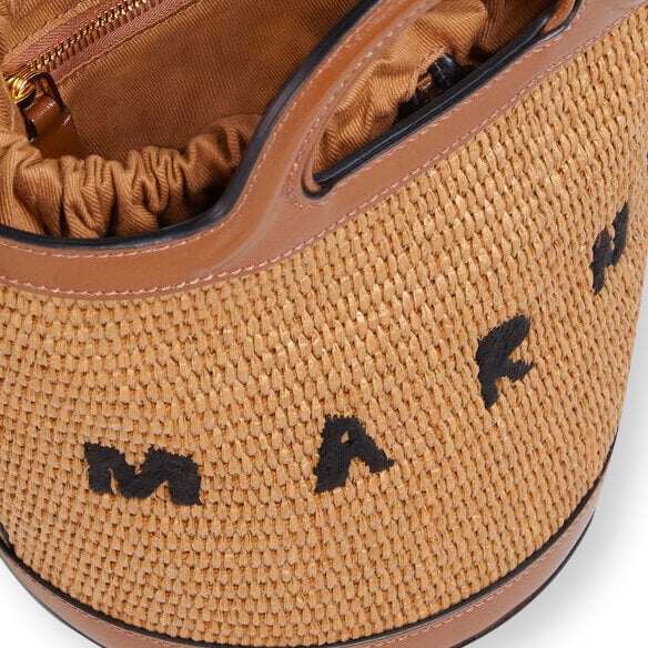 Tropicalia Small Bucket Bag Raw Sienna