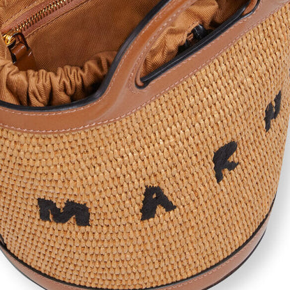 Tropicalia Small Bucket Bag Raw Sienna