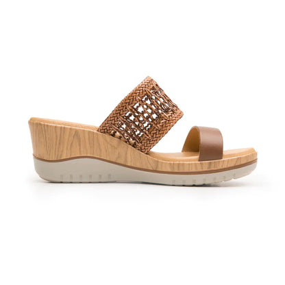 Sandalias Flexi Emily Café para Mujer