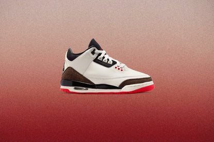 Air Jordan 3 Retro OG Worlds Best Dad GS Sail Black University Red Pale Ivory
