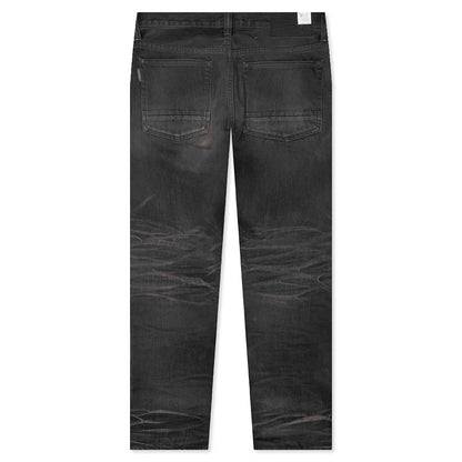 Edo Straight Jean Worn Black