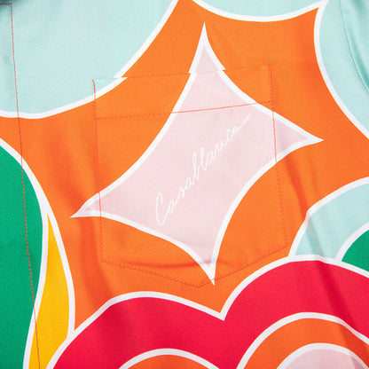 Le Pouvoir Des Fleures Silk Twill Shirt Multi