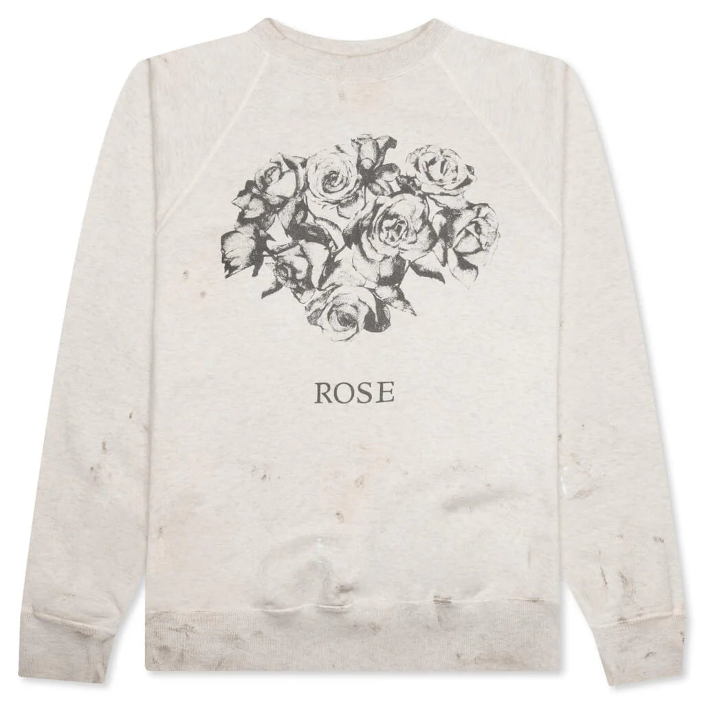 Rose Crewneck Grey