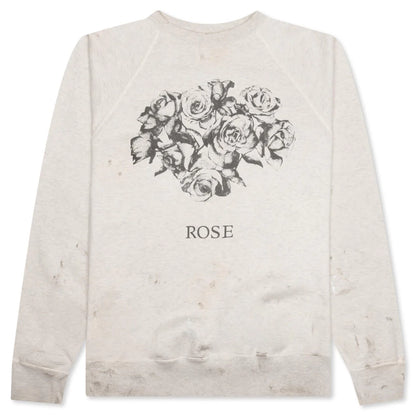 Rose Crewneck Grey