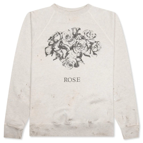 Rose Crewneck Grey