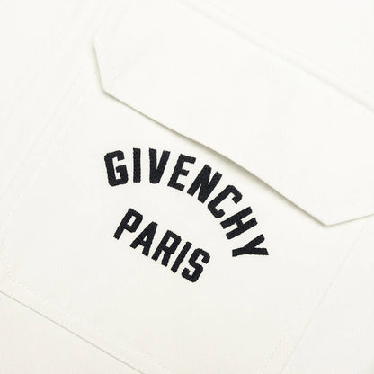 Paris Patch Pocket Overshirt Ivory