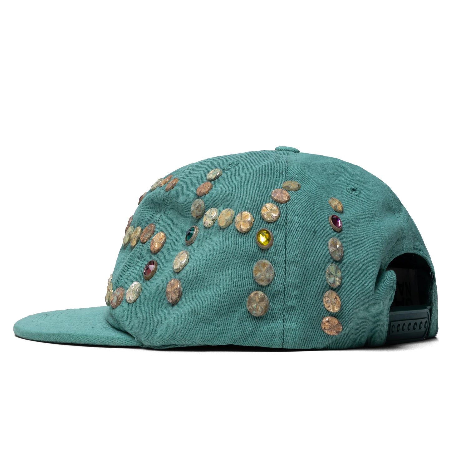 Studded Wrap Around Hat Green