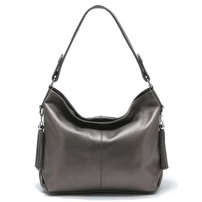 Bolsa de Ombro de Couro Bolzano
