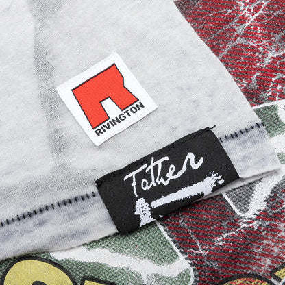 Founding Narrative Tee Blue Burnout