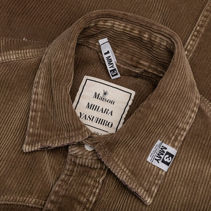 Aged Corduroy Shirt Brown