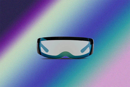Ray Ban x AAP Rocky Ultra Wrap 002 Black Light Grey Mirror Blue