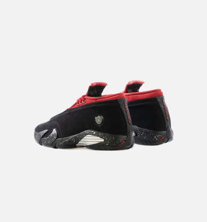 Air Jordan 14 Low Iconic Red Womens Lifestyle Shoe Black Metallic Silver Gym Red Limit One Per Customer