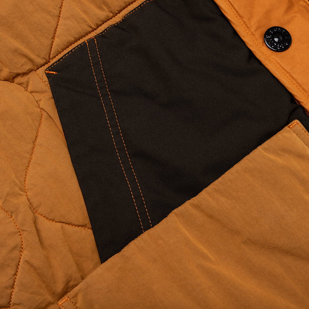 Quilted Vest Rust