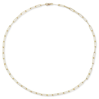 Box Chain Gold S925 Sterling Silver with 18K Gold Plating