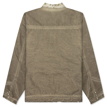 Washed Work Jacket Beige