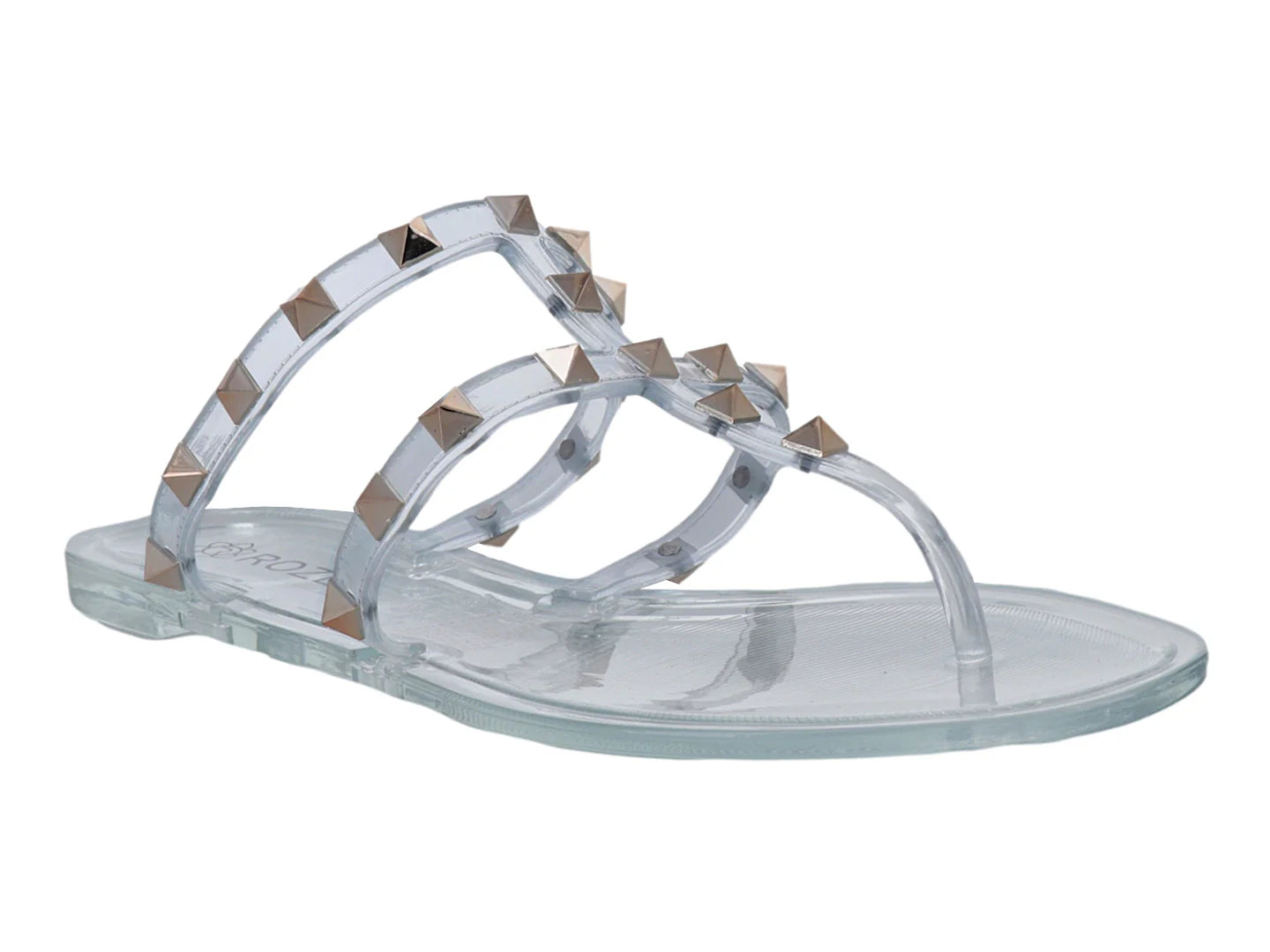Sandalias Roze Transparentes para Mujer